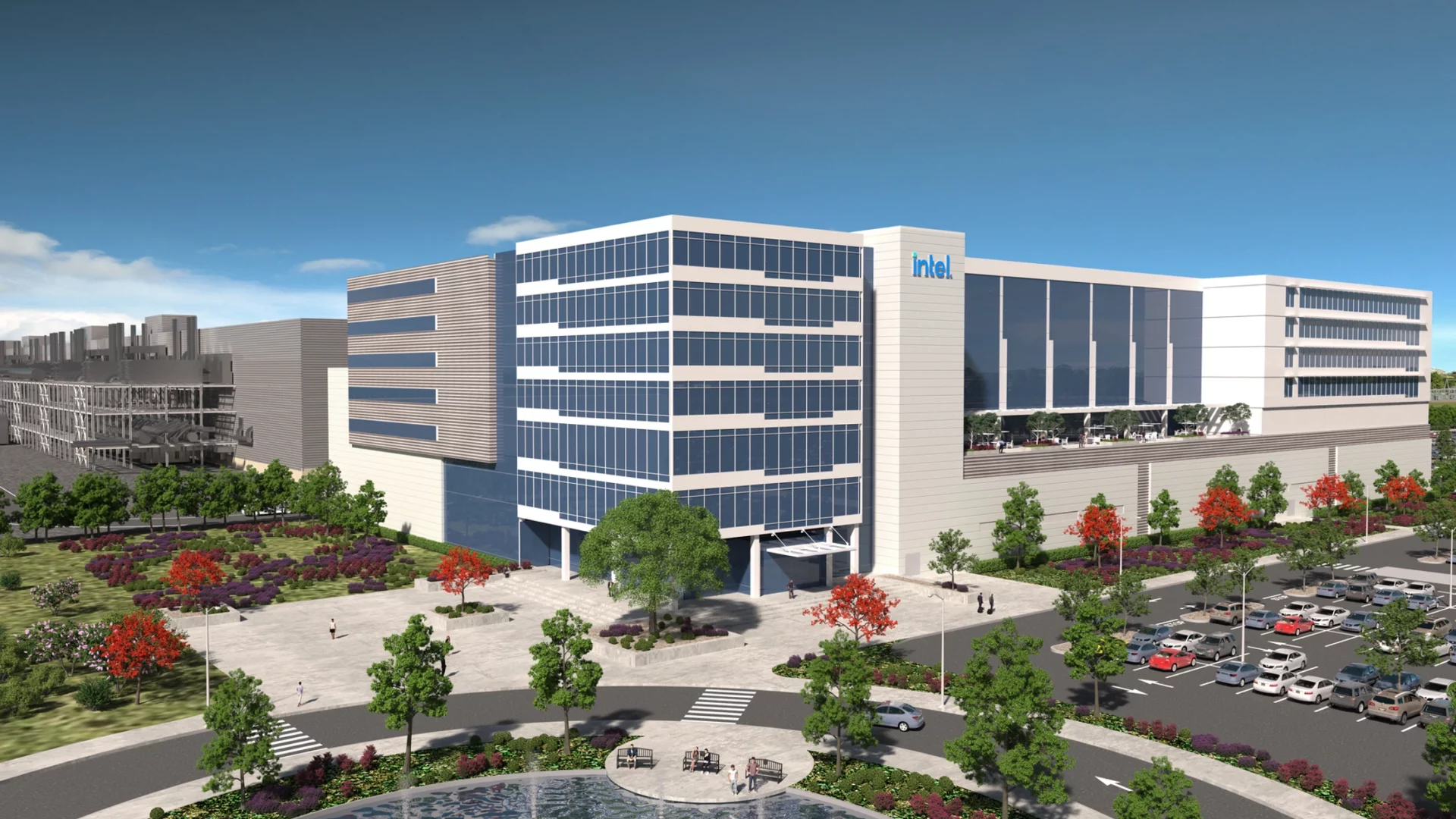 So könnte einer der neuen Halbleiterstandorte von Intel in Ohio aussehen. (Bild: Intel Corporation)